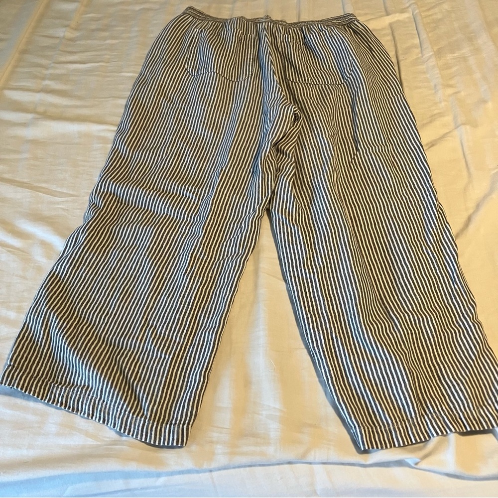 Old Navy Blue and White Striped Pants